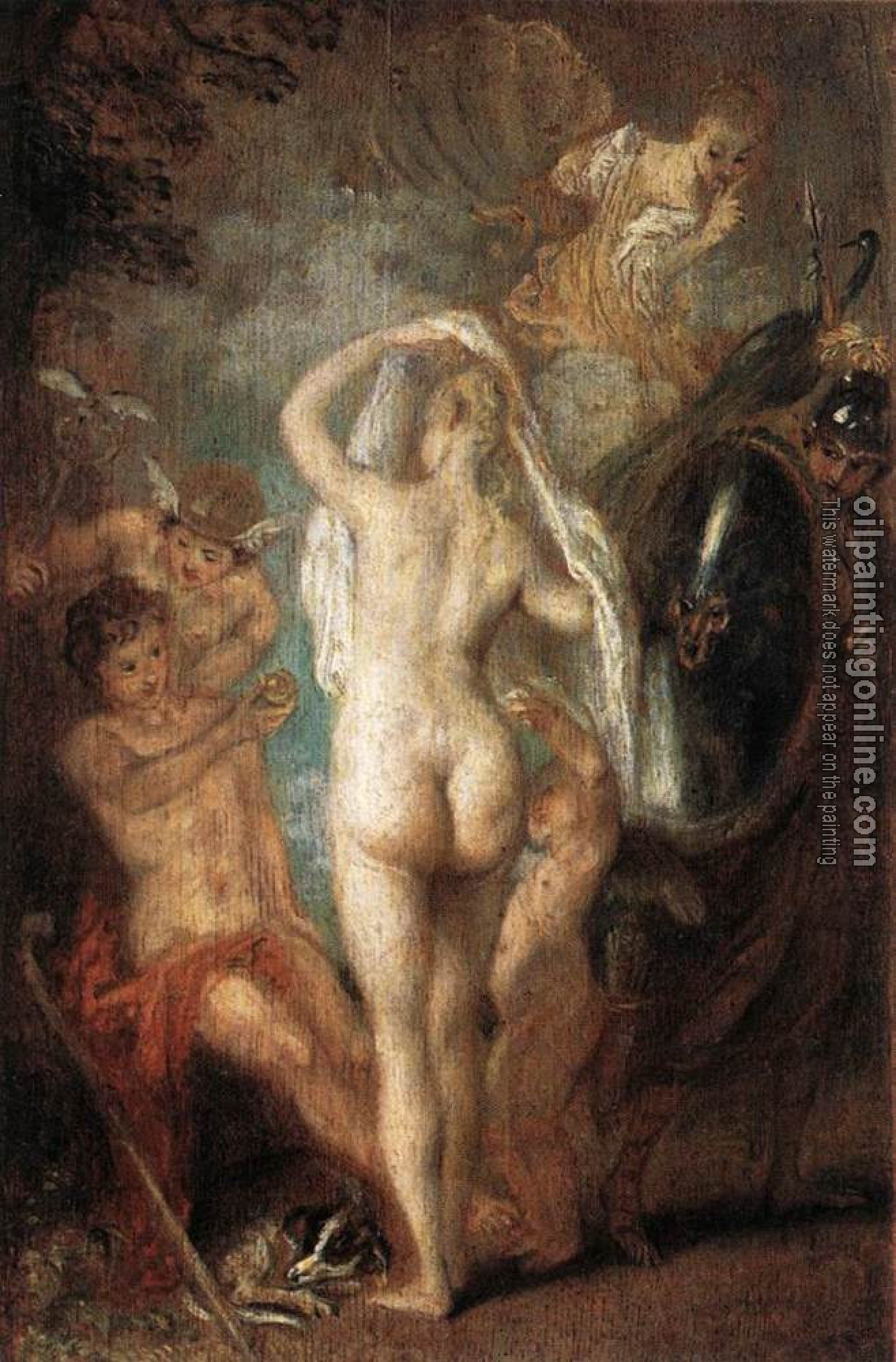 Watteau, Jean-Antoine - The Judgement of Paris